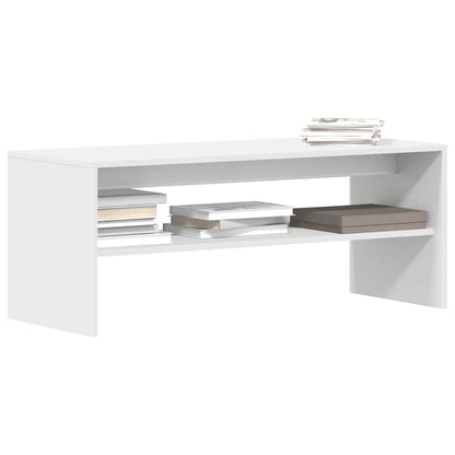 TV Cabinet 100x40x40 cm Engineered Wood White