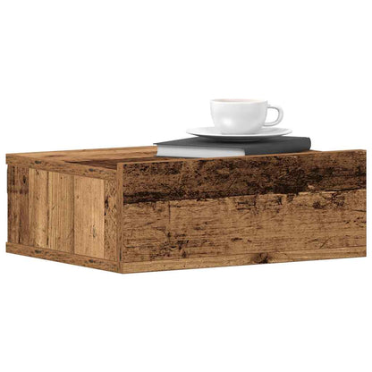 Floating Nightstands 40x30x15 cm Engineered Wood 2 pcs Old wood