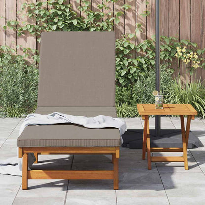 vidaXL Sun Lounger Solid Acacia Wood Brown 3