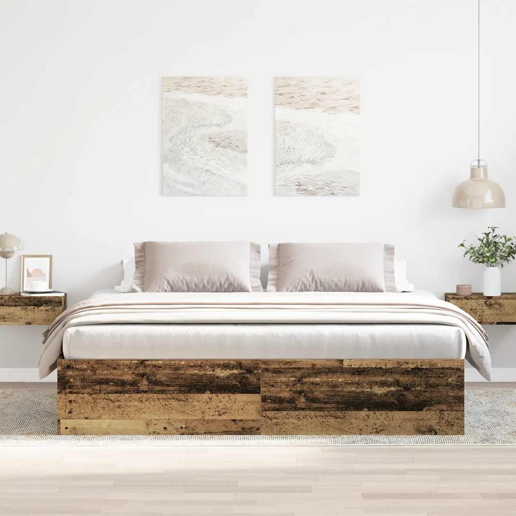 vidaXL Bed Frame without Mattress 200x200 cm