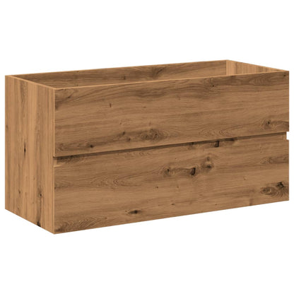 vidaXL Sink Cabinet with Built-in Basin Artisan Oak 6