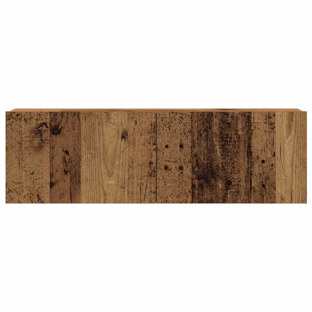 vidaXL Wall Mounted TV cabinets 8 pcs Old Wood Engineered Wood 5