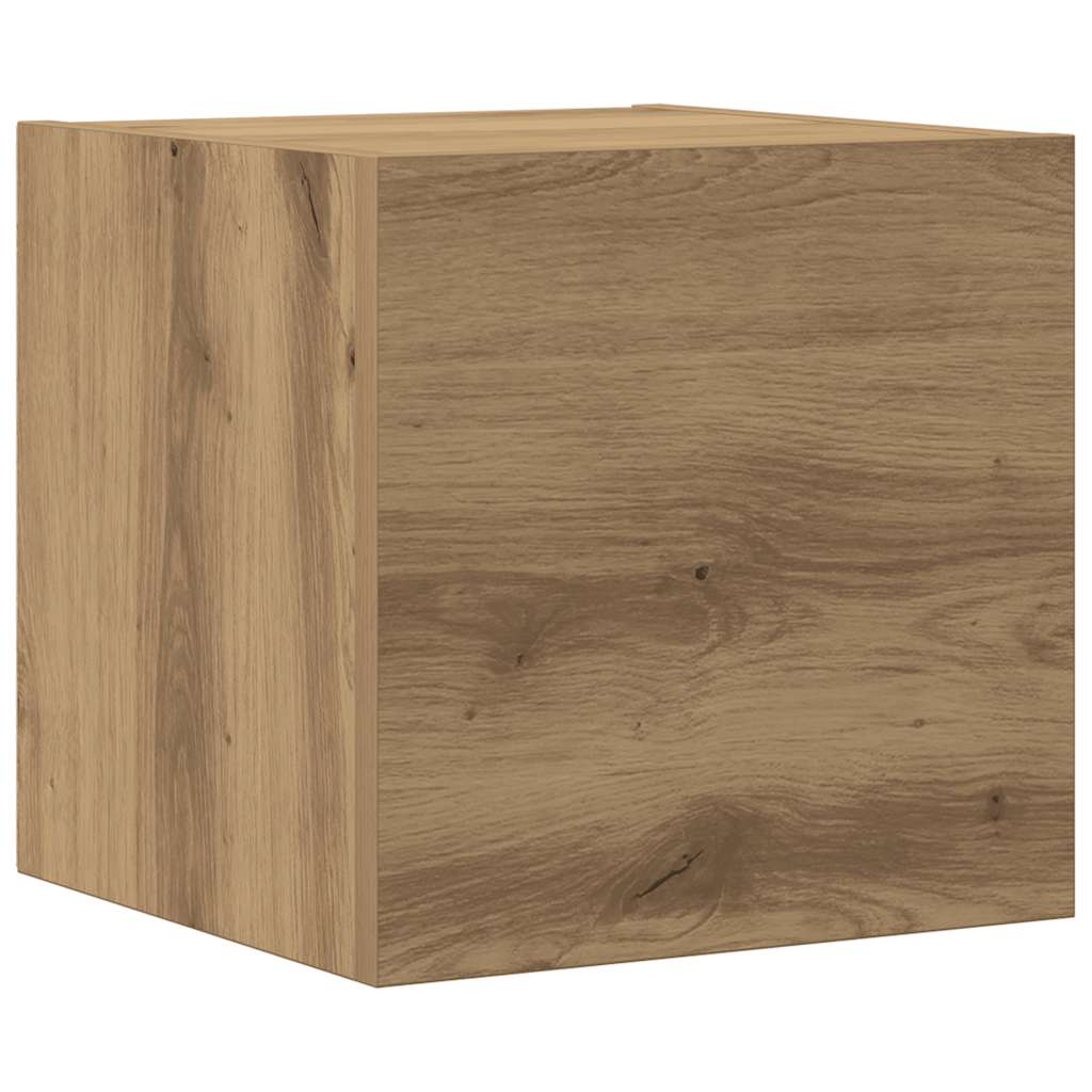 vidaXL Wall Mounted TV cabinets 8 pcs Old Wood Engineered Wood 6