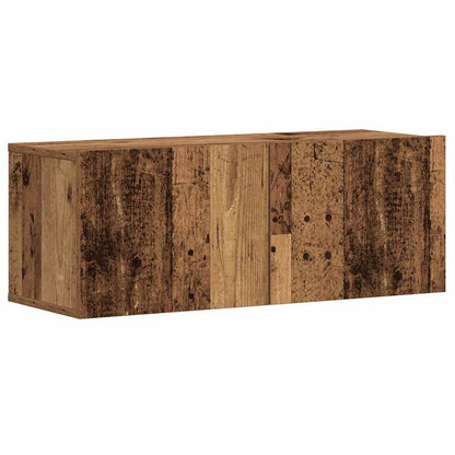 vidaXL Wall Mounted TV cabinets 5 pcs Old Wood Engineered Wood 4