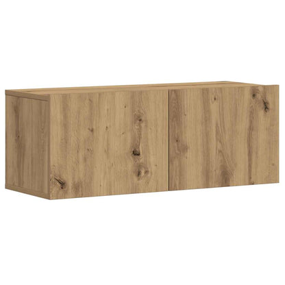 vidaXL Wall Mounted TV cabinets 5 pcs Artisan Oak Engineered Wood 4