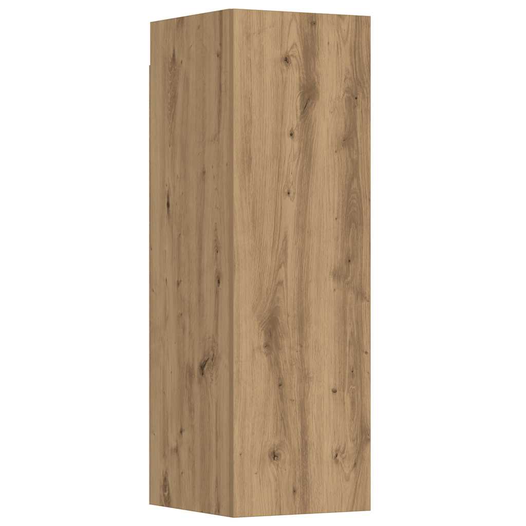 vidaXL Wall Mounted TV cabinets 5 pcs Artisan Oak Engineered Wood 5