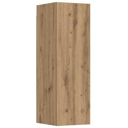 vidaXL Wall Mounted TV cabinets 5 pcs Artisan Oak Engineered Wood 5