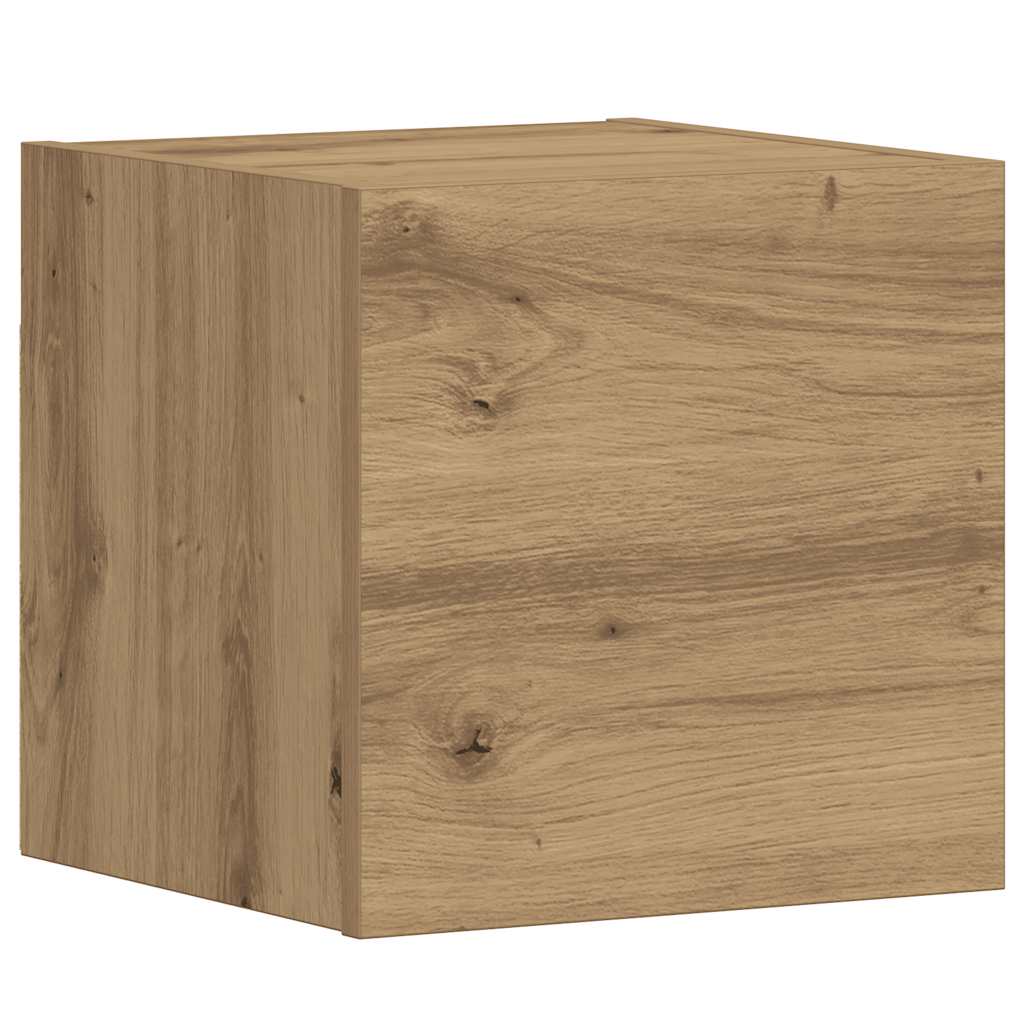 vidaXL Wall Mounted TV cabinets 5 pcs Artisan Oak Engineered Wood 6