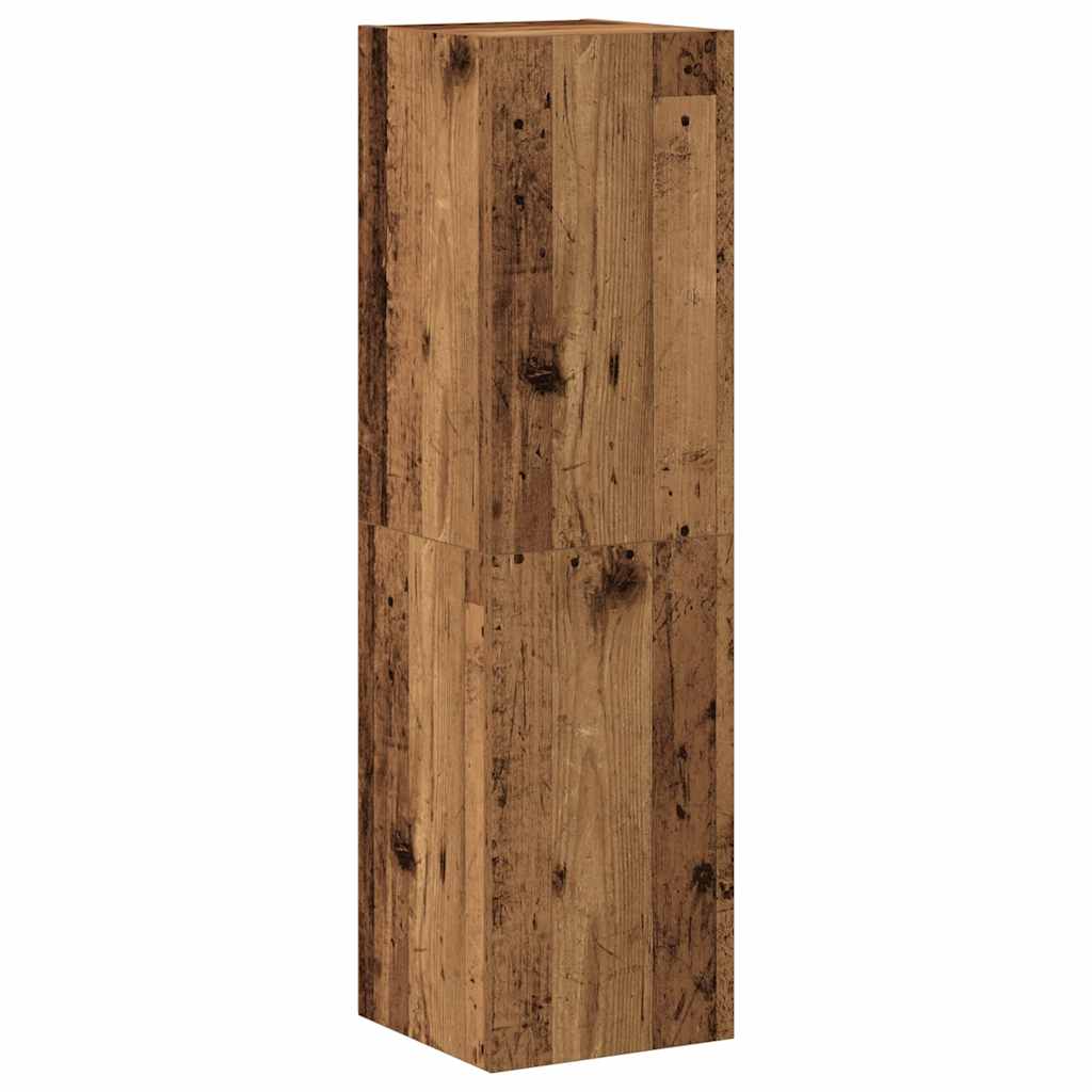 vidaXL Wall Mounted TV cabinets 4 pcs Old Wood Engineered Wood 4