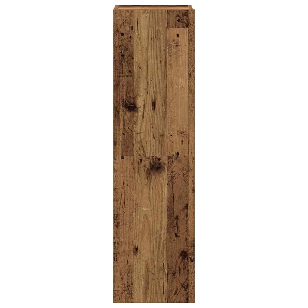 vidaXL Wall Mounted TV cabinets 4 pcs Old Wood Engineered Wood 5
