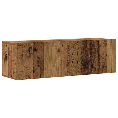 vidaXL Wall Mounted TV cabinets 4 pcs Old Wood Engineered Wood 6