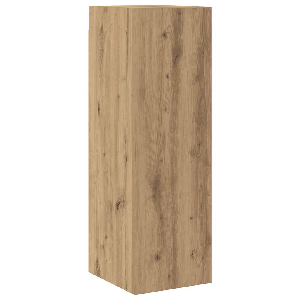 vidaXL 6 Piece Wall-mounted TV Cabinet Set Artisan Oak Engineered Wood 6