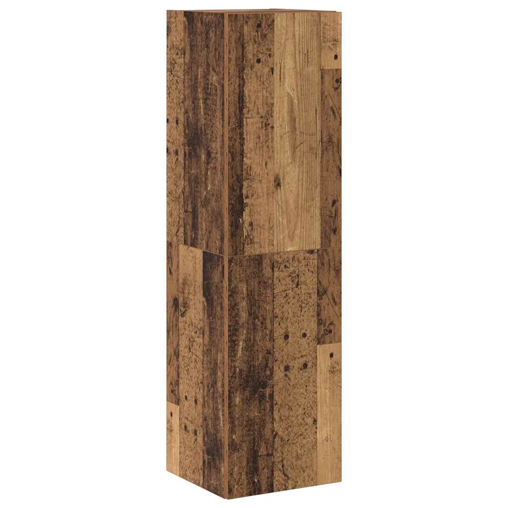 vidaXL 6 Piece Wall-mounted TV Cabinet Set Old Wood Engineered Wood 6