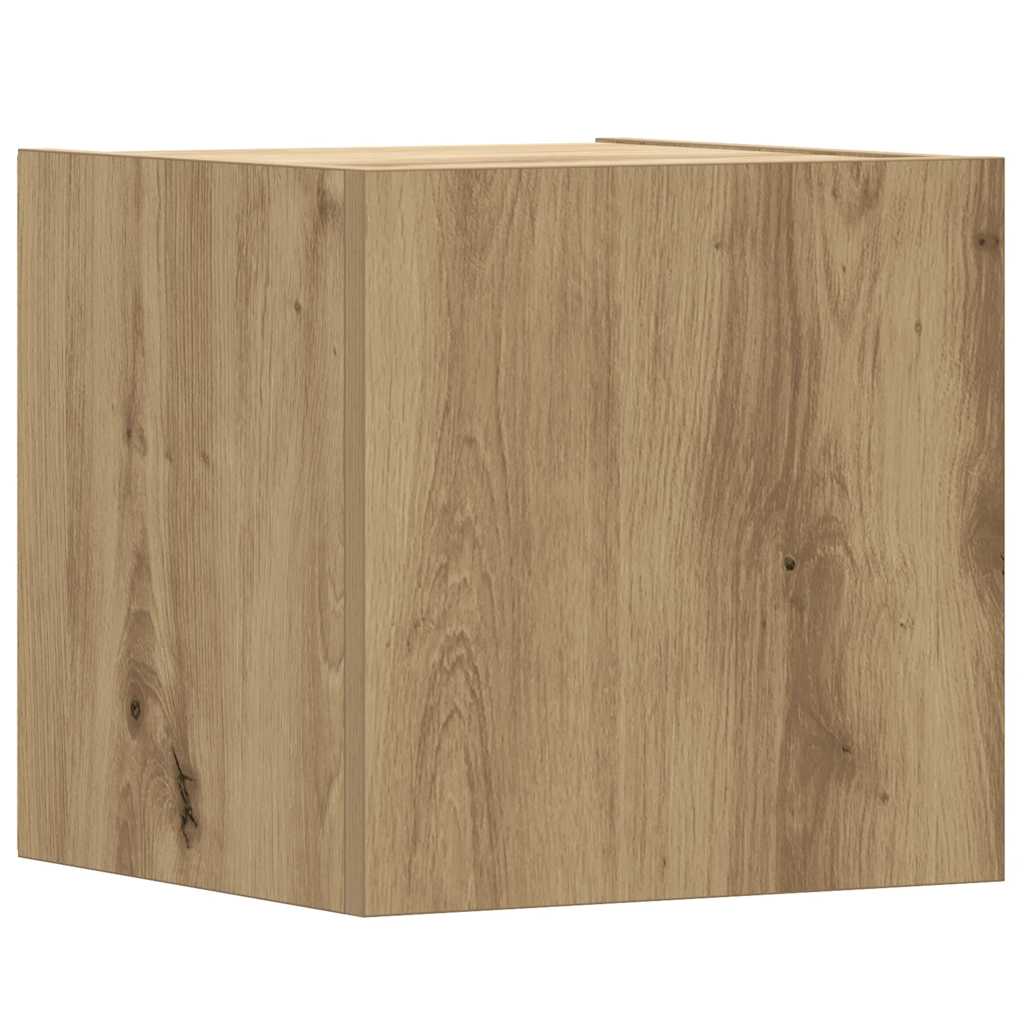 vidaXL 6 Piece TV Cabinet Set Wall-mounted Artisan Oak Engineered Wood 6