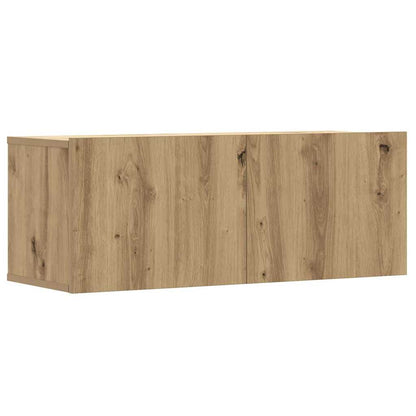 vidaXL 5 Piece TV Cabinet Set Wall-mounted Artisan Oak Engineered Wood 4