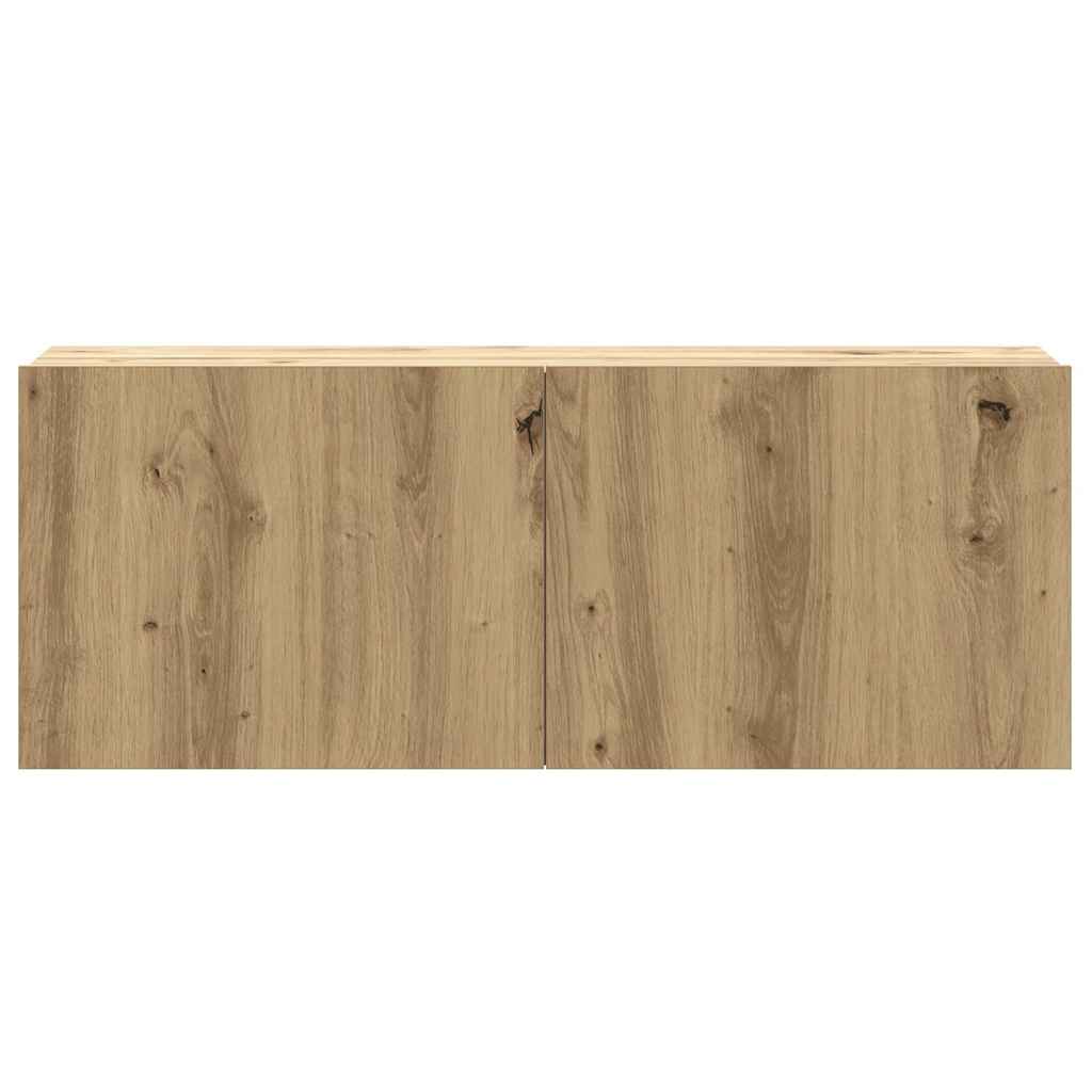 vidaXL 5 Piece TV Cabinet Set Wall-mounted Artisan Oak Engineered Wood 5