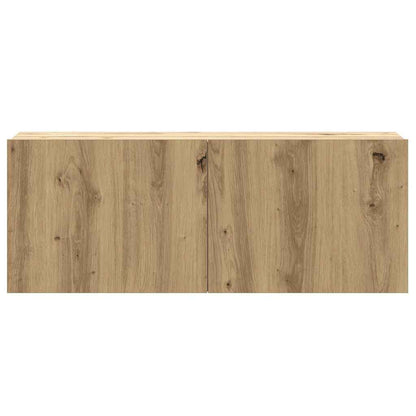 vidaXL 5 Piece TV Cabinet Set Wall-mounted Artisan Oak Engineered Wood 5