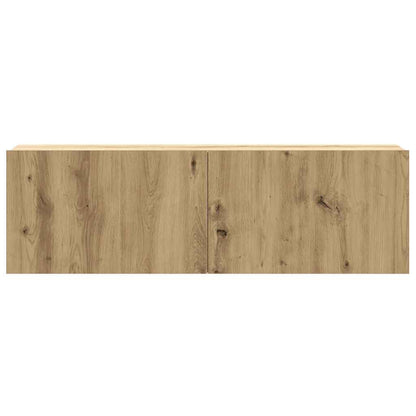 vidaXL 5 Piece TV Cabinet Set Wall-mounted Artisan Oak Engineered Wood 5