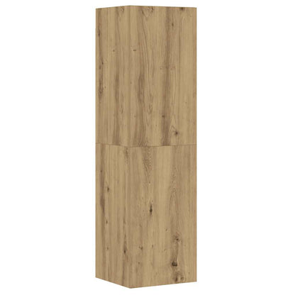 vidaXL 5 Piece TV Cabinet Set Wall-mounted Artisan Oak Engineered Wood 6