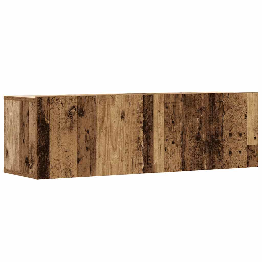 vidaXL 6 Piece TV Cabinet Set Wall-mounted Old Wood Engineered Wood 4