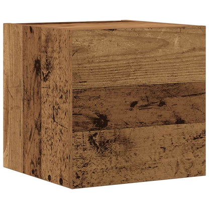 TV Cabinet Set Engineered Wood 5 pcs Old wood