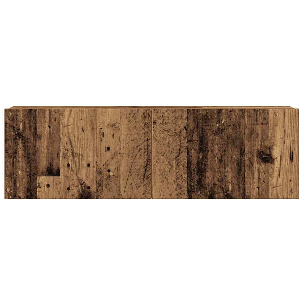 vidaXL 6 Piece TV Cabinet Set Wall-mounted Old Wood Engineered Wood 5