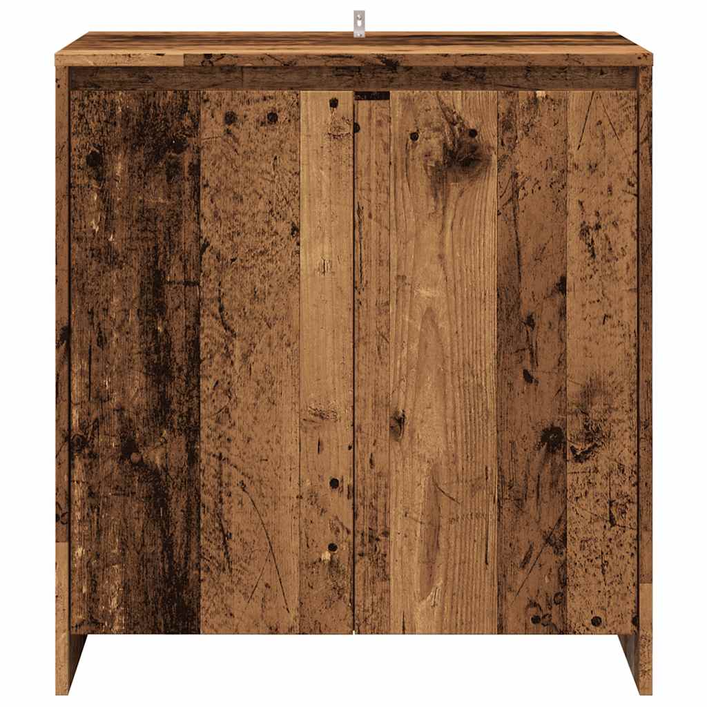 vidaXL 3 Piece Sideboard Old Wood Engineered Wood 5