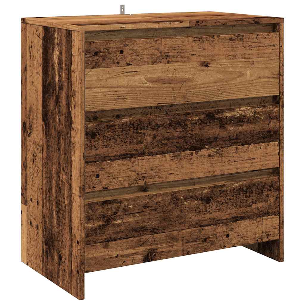 vidaXL 3 Piece Sideboard Old Wood Engineered Wood 6