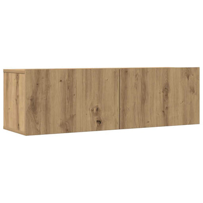 vidaXL 5 Piece TV Cabinet Set Wall-mounted Artisan Oak Engineered Wood 4