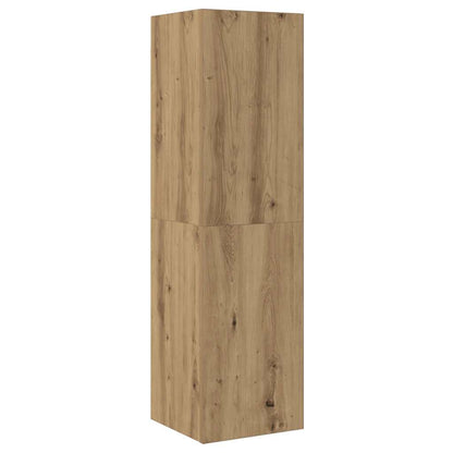 vidaXL 5 Piece TV Cabinet Set Wall-mounted Artisan Oak Engineered Wood 6