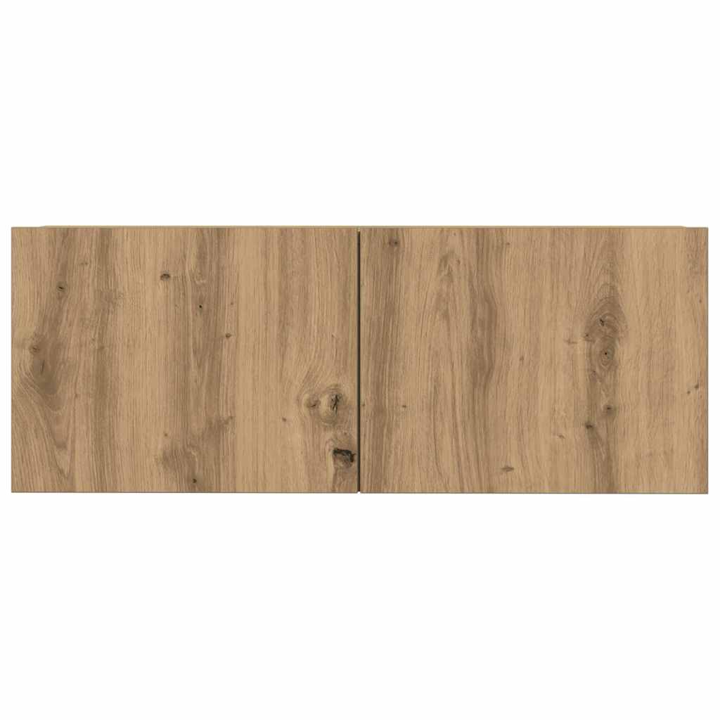 vidaXL 7 Piece TV Cabinet Set Wall-mounted Artisan Oak 6