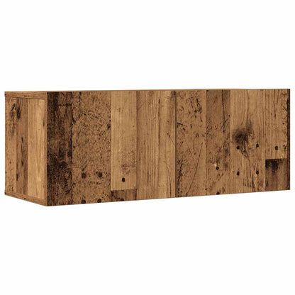 vidaXL 7 Piece TV Cabinet Set Wall-mounted Old Wood Engineered Wood 4