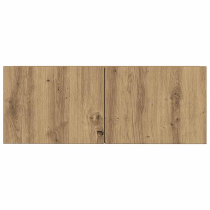 vidaXL 7 Piece TV Cabinet Set Wall-mounted Artisan Oak Engineered Wood 5