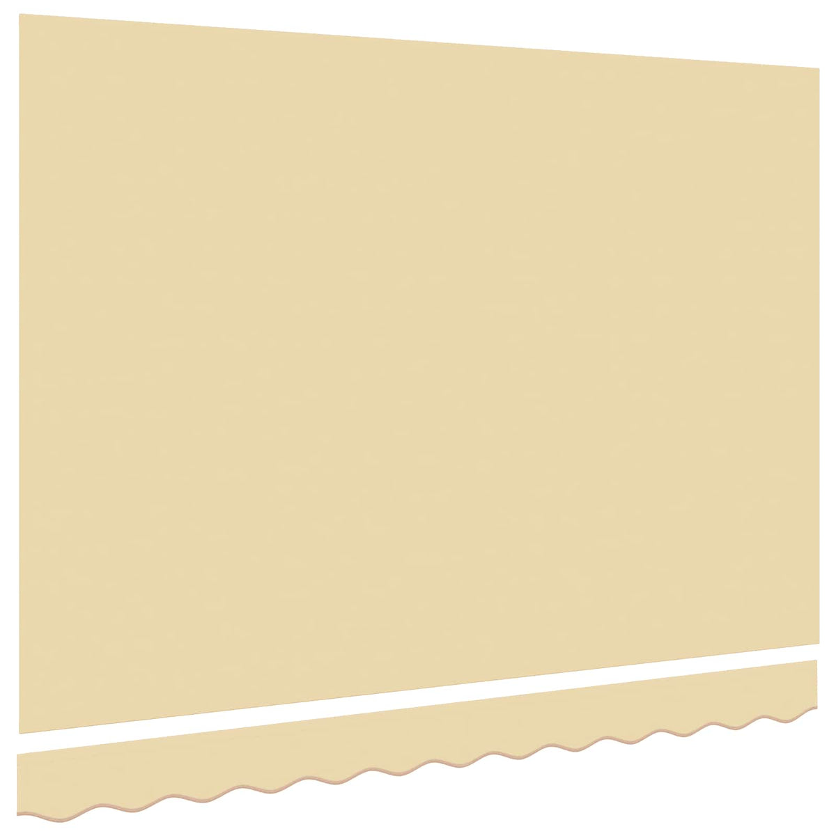 Awning Canopy Replacement for 2.5x2 m Polyester Cream