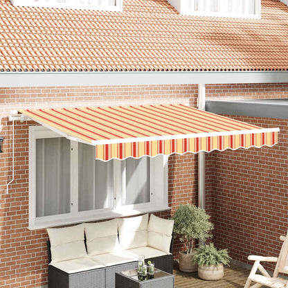 Awning Canopy Replacement for 3.5x2 m Polyester Yellow and orange