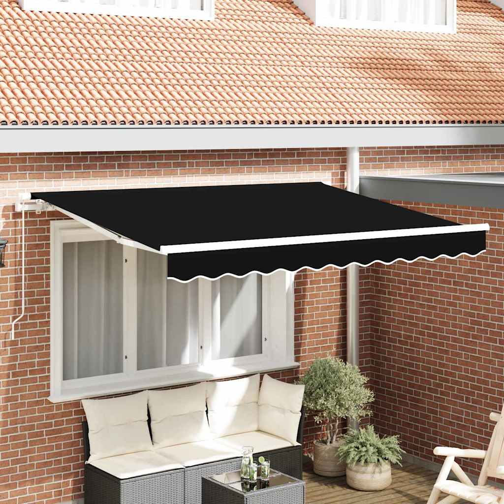 Awning Canopy Replacement for 3.5x2.5 m Polyester Black