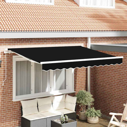 Awning Canopy Replacement for 3.5x2.5 m Polyester Black