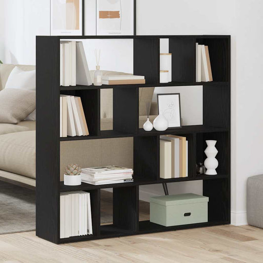 Book Cabinet/Room Divider 105x24x102 cm Black oak