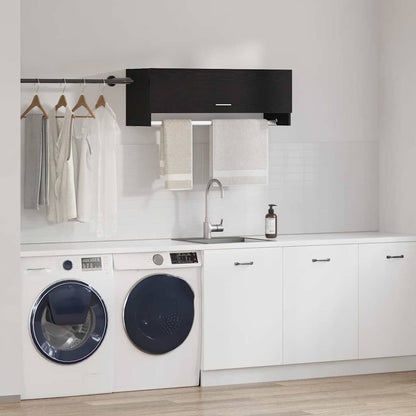 Wardrobe 100x32,5x35 cm Engineered Wood Black oak 100 x 32.5 x 35 cm