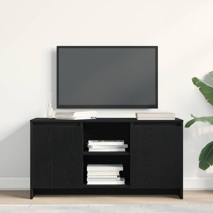TV Cabinet 102x37,5x52,5 cm Engineered Wood Black oak