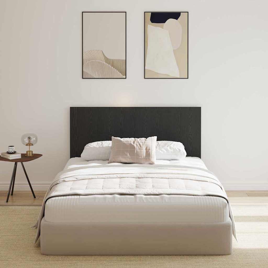 Bed Headboard 160x1.5x80 cm Engineered Wood 160 cm Black oak