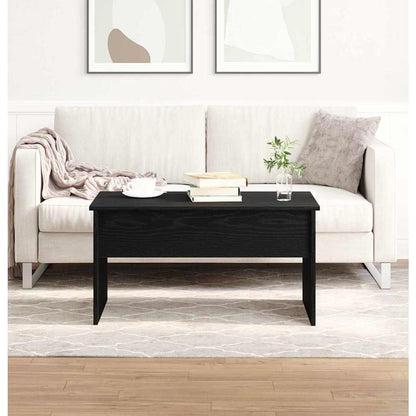 Coffee Table 80x50,5x41,5 cm Engineered Wood Black oak 80 x 50 x 41.5 cm