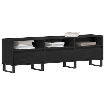 TV Cabinet 150x30x44,5 cm Engineered Wood Black oak