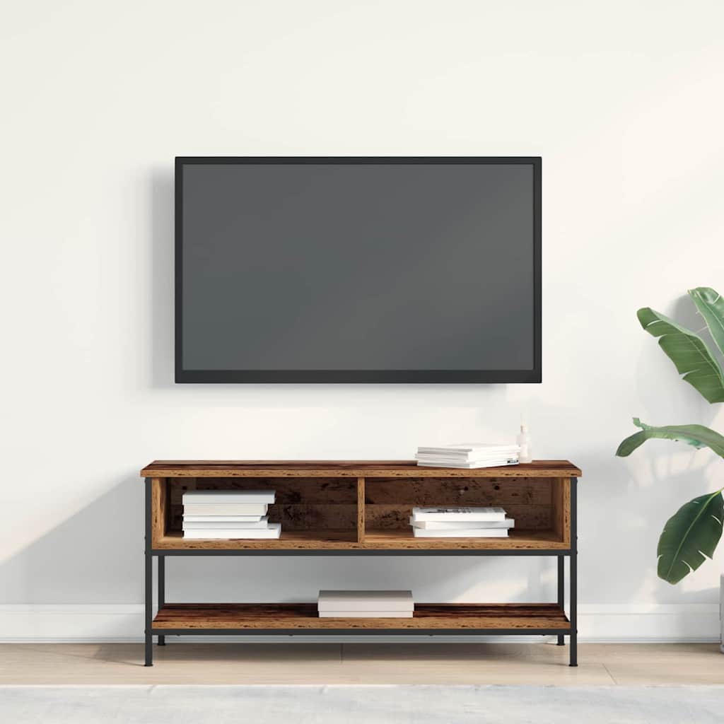 TV Cabinet 100x35x45 cm Engineered Wood Old wood
