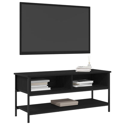 TV Cabinet 100x35x45 cm Engineered Wood Black oak
