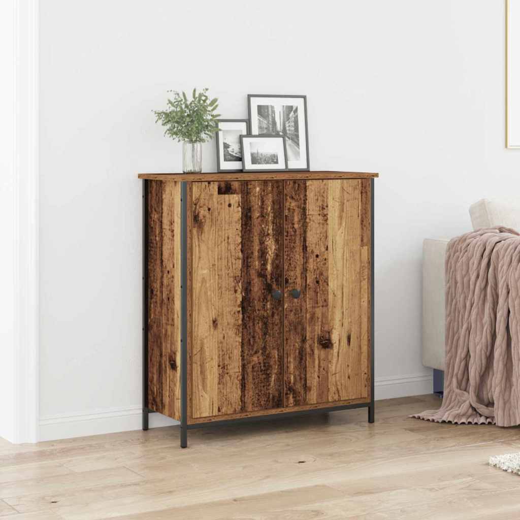 Sideboard 70x30x80 cm Engineered Wood Old wood