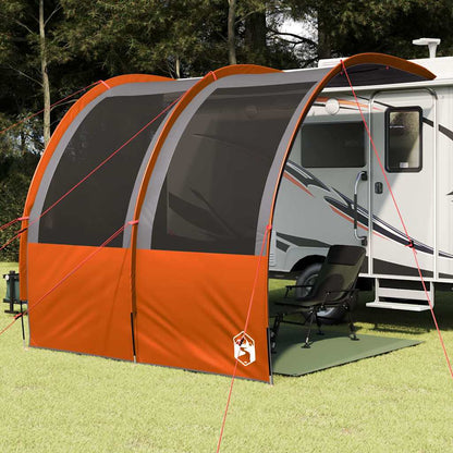 Caravan Awning Taffeta Waterproof Grey and orange 250 cm 260 cm
