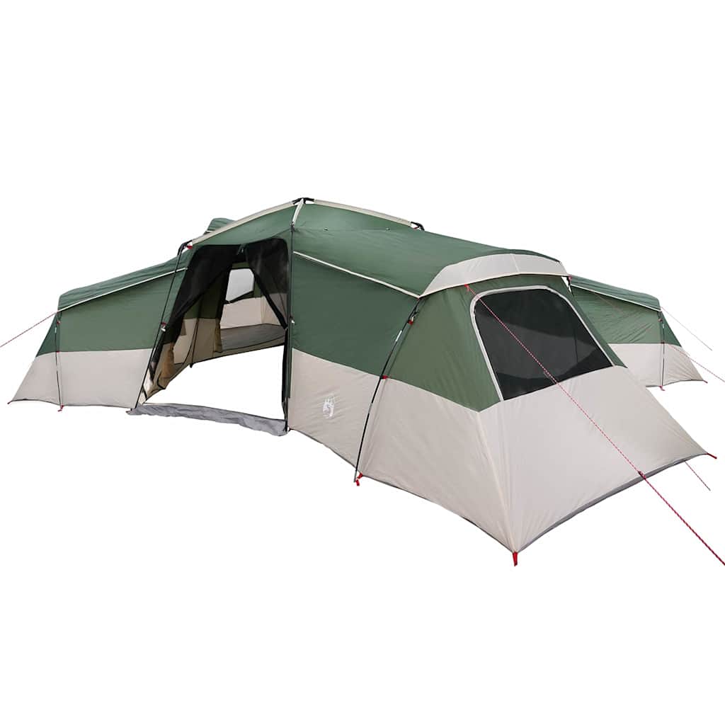 vidaXL Family Tent 16-Person Green Taffeta Waterproof 2
