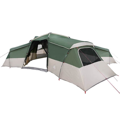 vidaXL Family Tent 16-Person Green Taffeta Waterproof 2