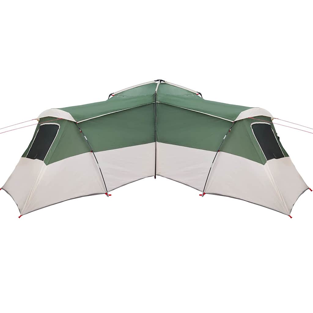 vidaXL Family Tent 16-Person Green Taffeta Waterproof 5
